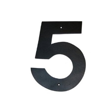 GARDENGEAR 10 In Helvetica Modern Font Individual House Number 5 GA98014